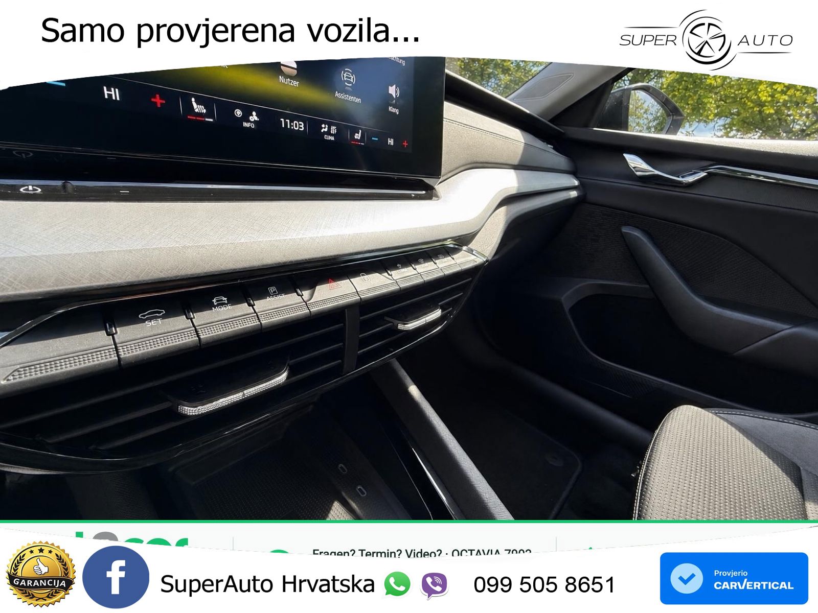 Škoda Octavia Combi 2.0 TDI (150 KS) DSG LED+GR SJED+ACC