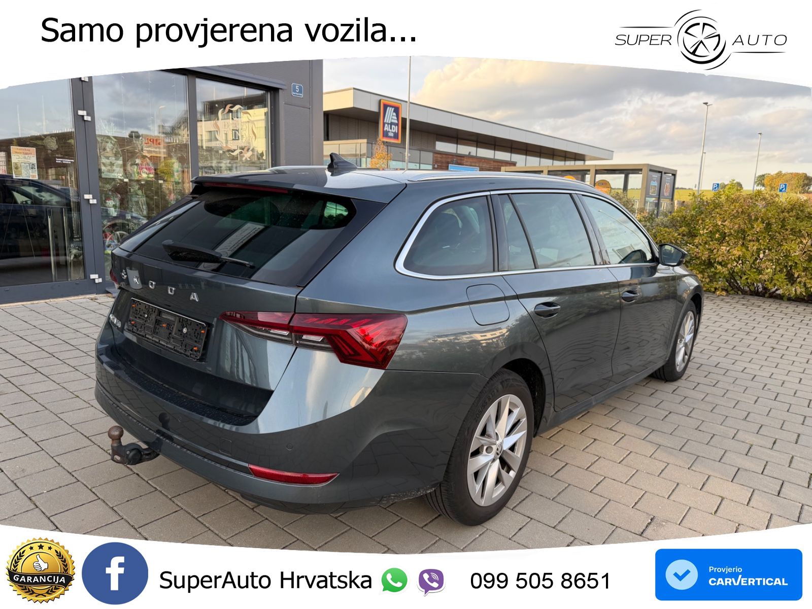 Škoda Octavia Combi 2.0 TDI (150 KS) DSG LED+GR SJED+ACC