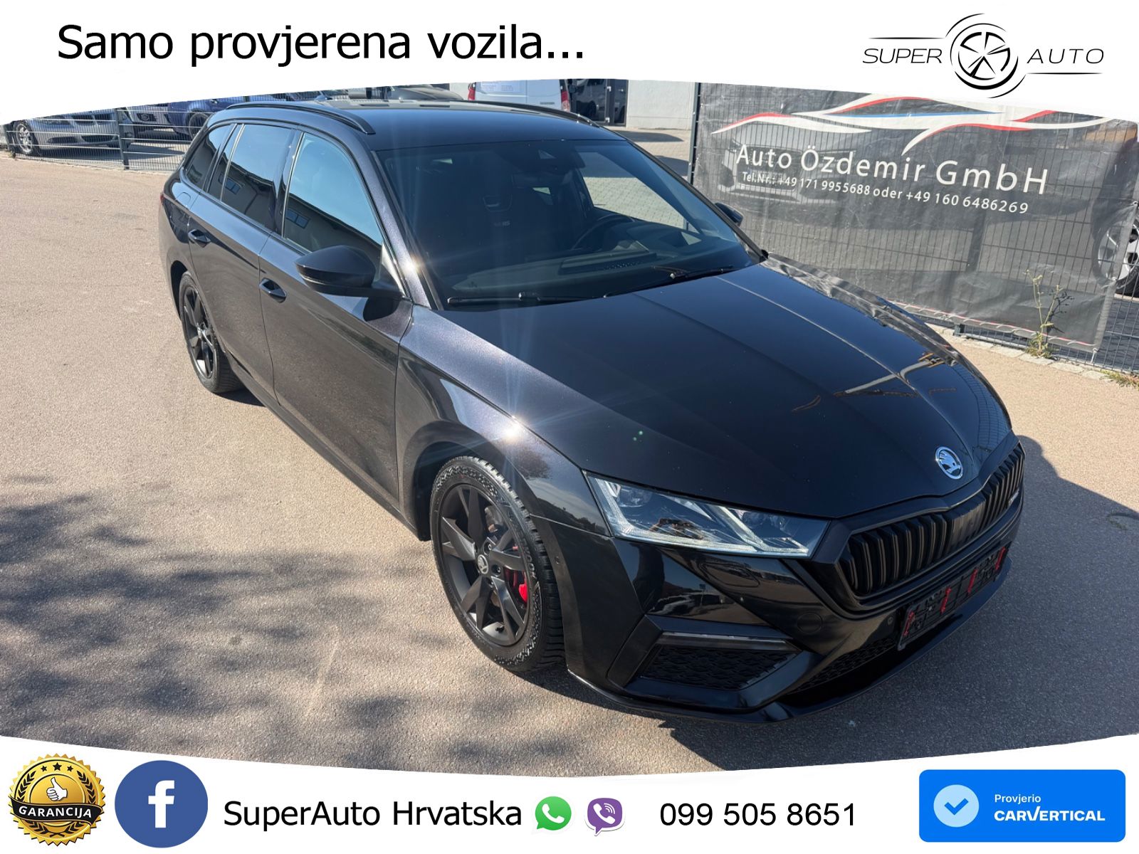 Škoda Octavia Combi RS 2.0 TDI (200 KS) DSG LED+GR SJED+ACC