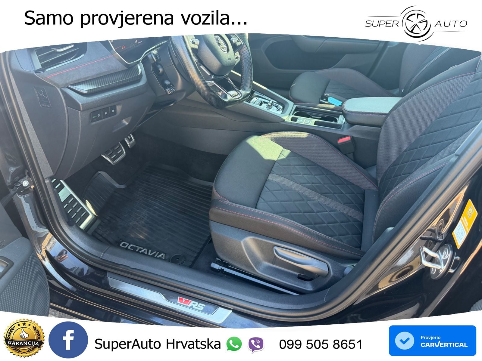 Škoda Octavia Combi RS 2.0 TDI (200 KS) DSG LED+GR SJED+ACC