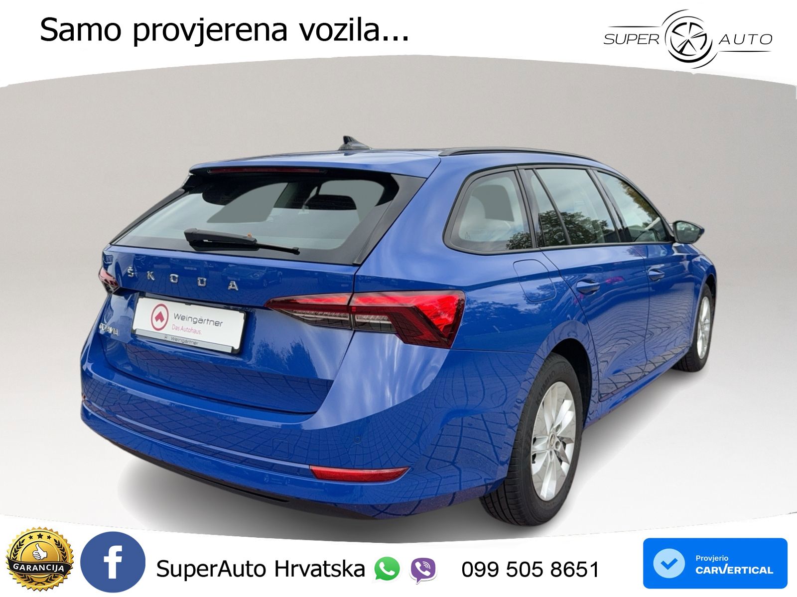 Škoda Octavia Combi 1.5 TSI (150 KS) LED+ACC