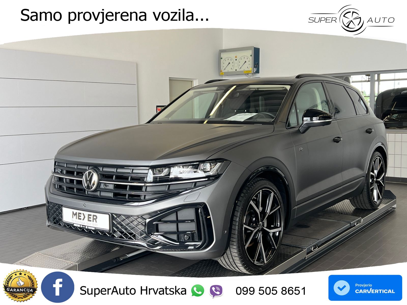 Volkswagen Touareg 3.0 V6 TDI (286 KS) 4MOTION Tiptronic ZRAČNI+ACC+GR SJED+KAM+PANO