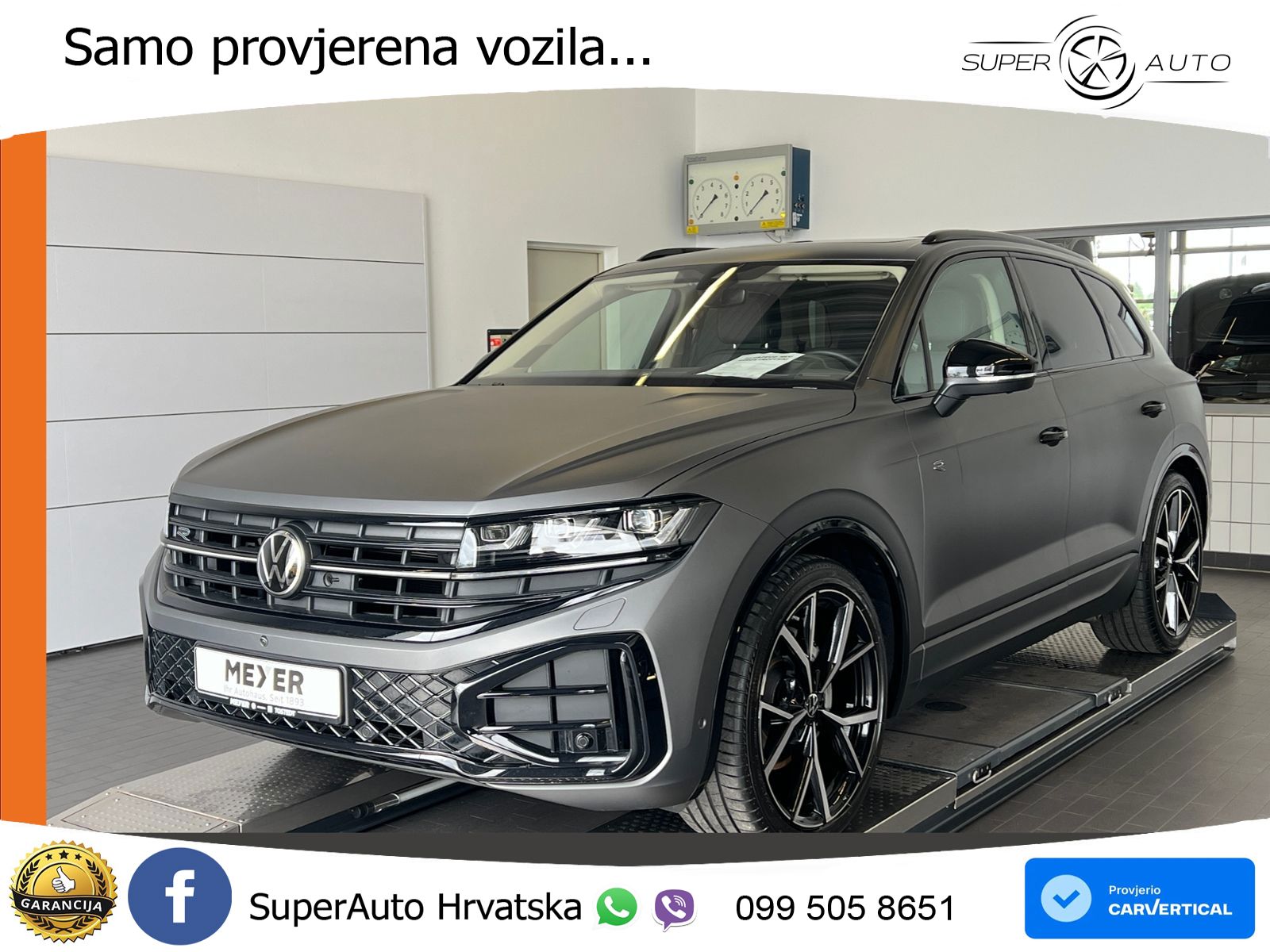 Volkswagen Touareg 3.0 V6 TDI (286 KS) 4MOTION Tiptronic ZRAČNI+ACC+GR SJED+KAM+PANO