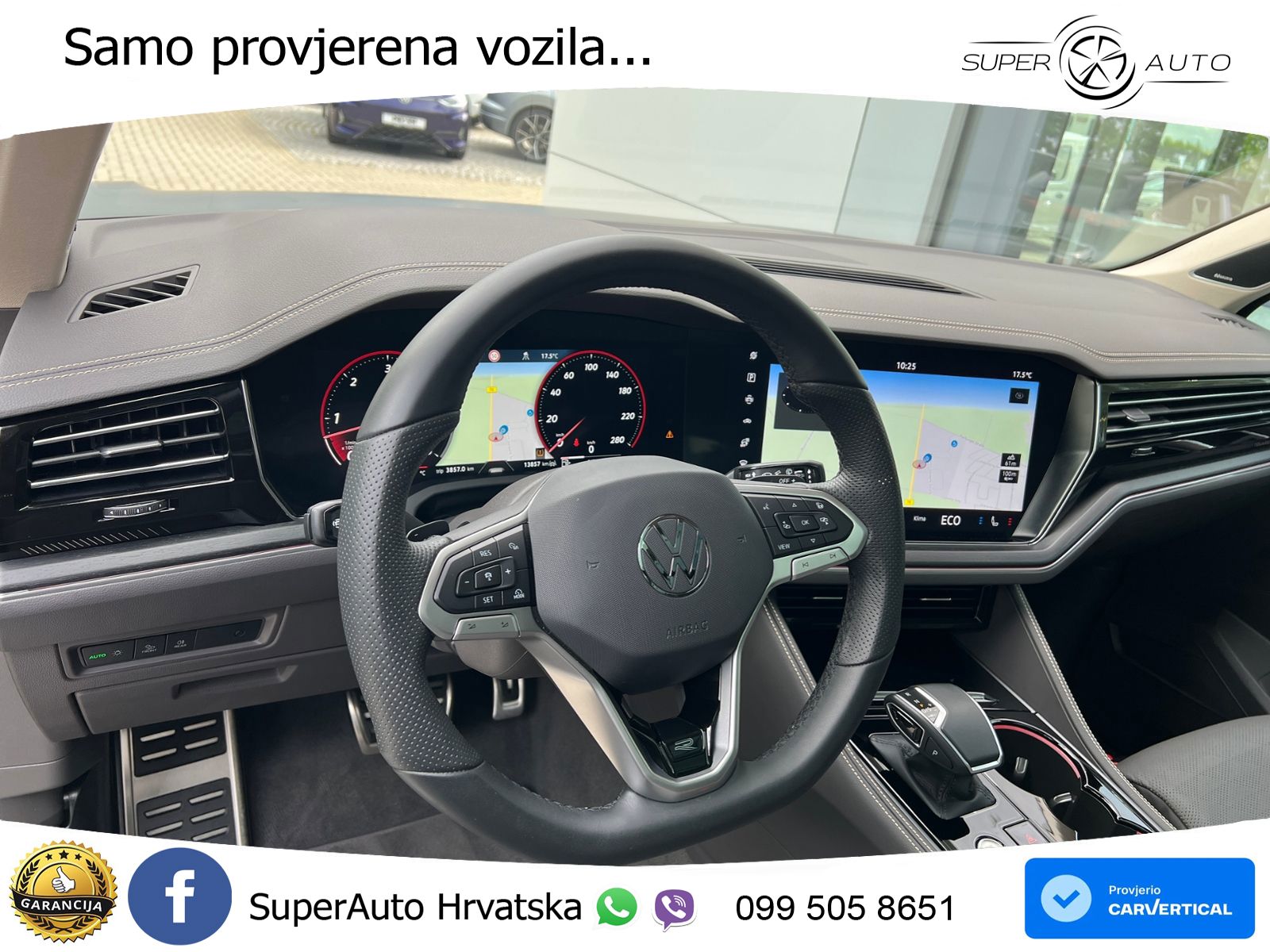 Volkswagen Touareg 3.0 V6 TDI (286 KS) 4MOTION Tiptronic ZRAČNI+ACC+GR SJED+KAM+PANO