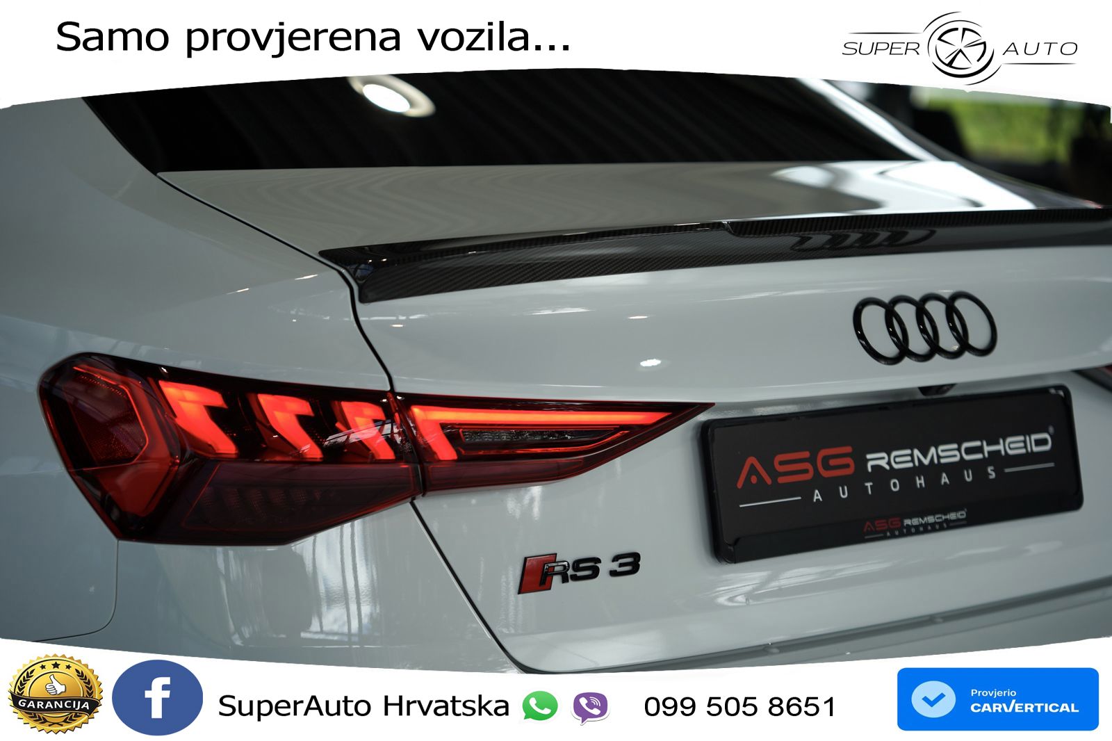 Audi RS3 Sedan 2.5 TFSI (400 KS) quattro S tronic MATRIX+GR SJED+KAM