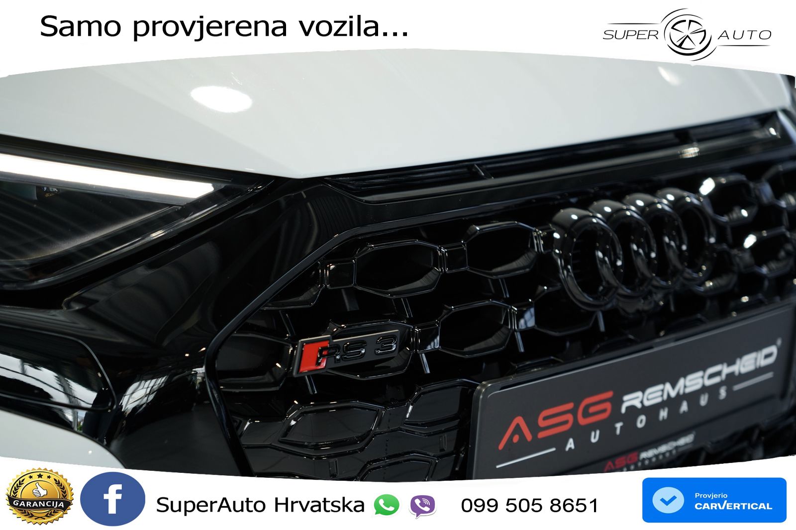 Audi RS3 Sedan 2.5 TFSI (400 KS) quattro S tronic MATRIX+GR SJED+KAM