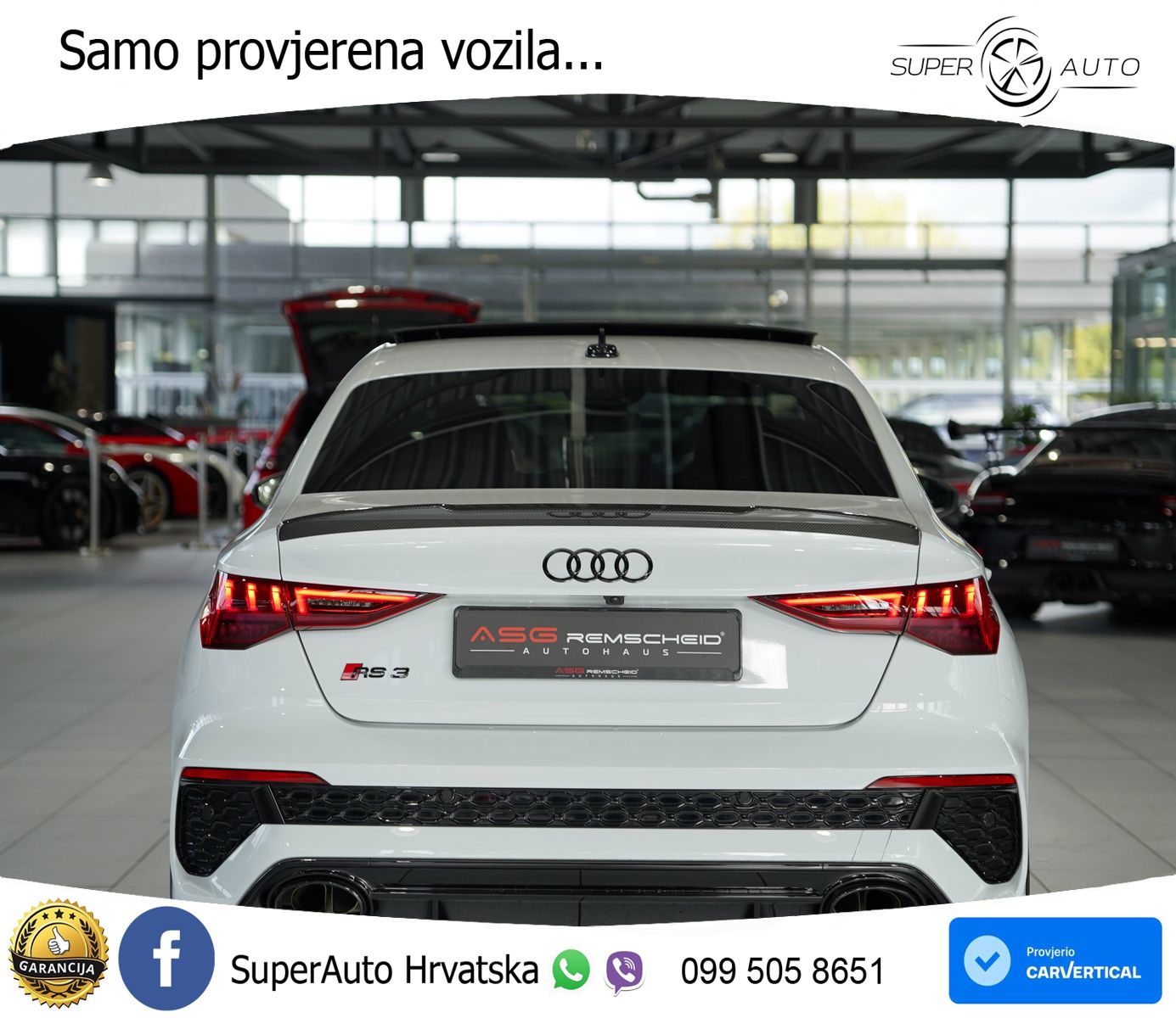 Audi RS3 Sedan 2.5 TFSI (400 KS) quattro S tronic MATRIX+GR SJED+KAM