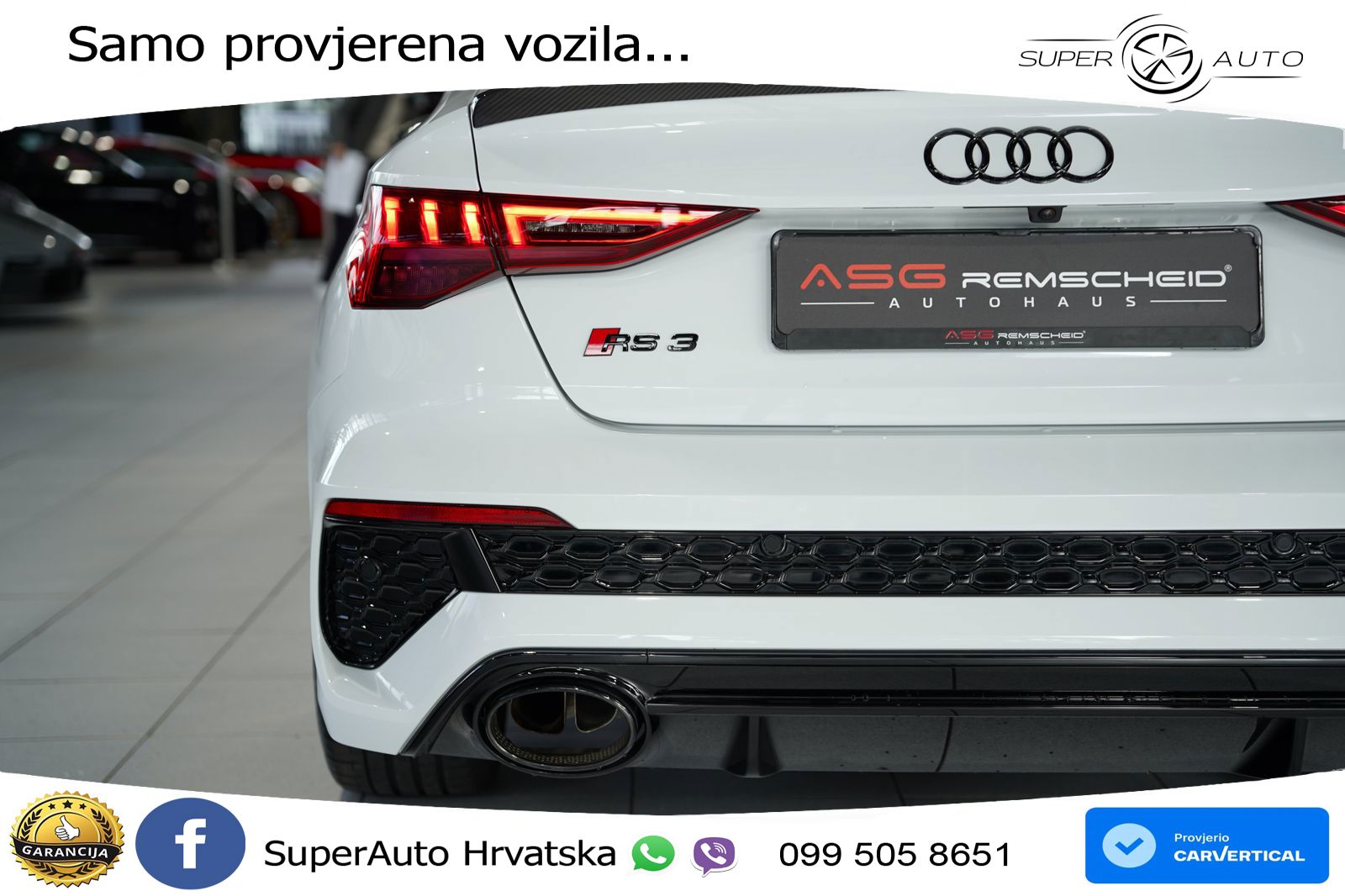 Audi RS3 Sedan 2.5 TFSI (400 KS) quattro S tronic MATRIX+GR SJED+KAM