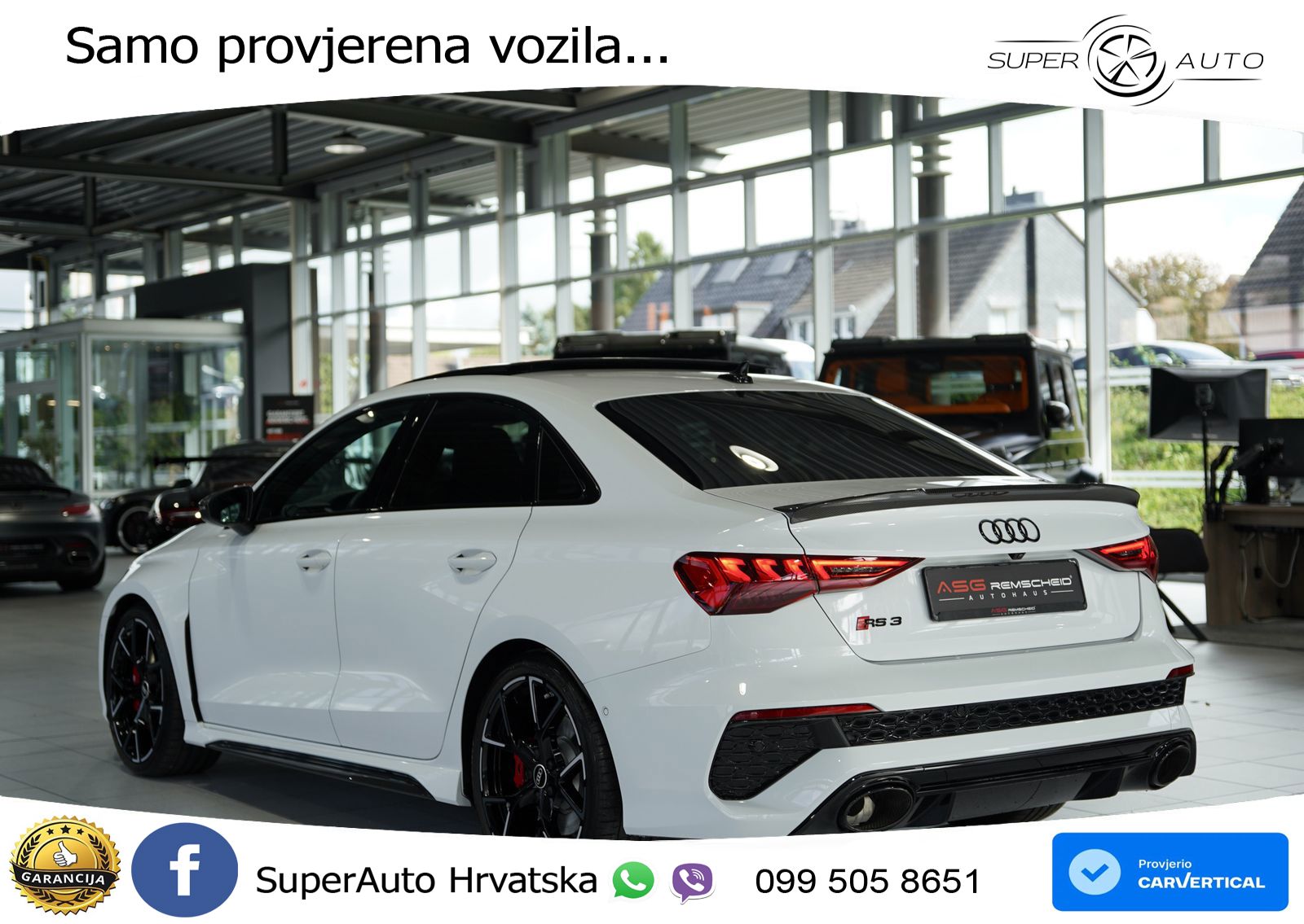 Audi RS3 Sedan 2.5 TFSI (400 KS) quattro S tronic MATRIX+GR SJED+KAM
