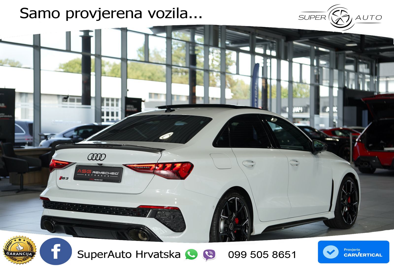Audi RS3 Sedan 2.5 TFSI (400 KS) quattro S tronic MATRIX+GR SJED+KAM
