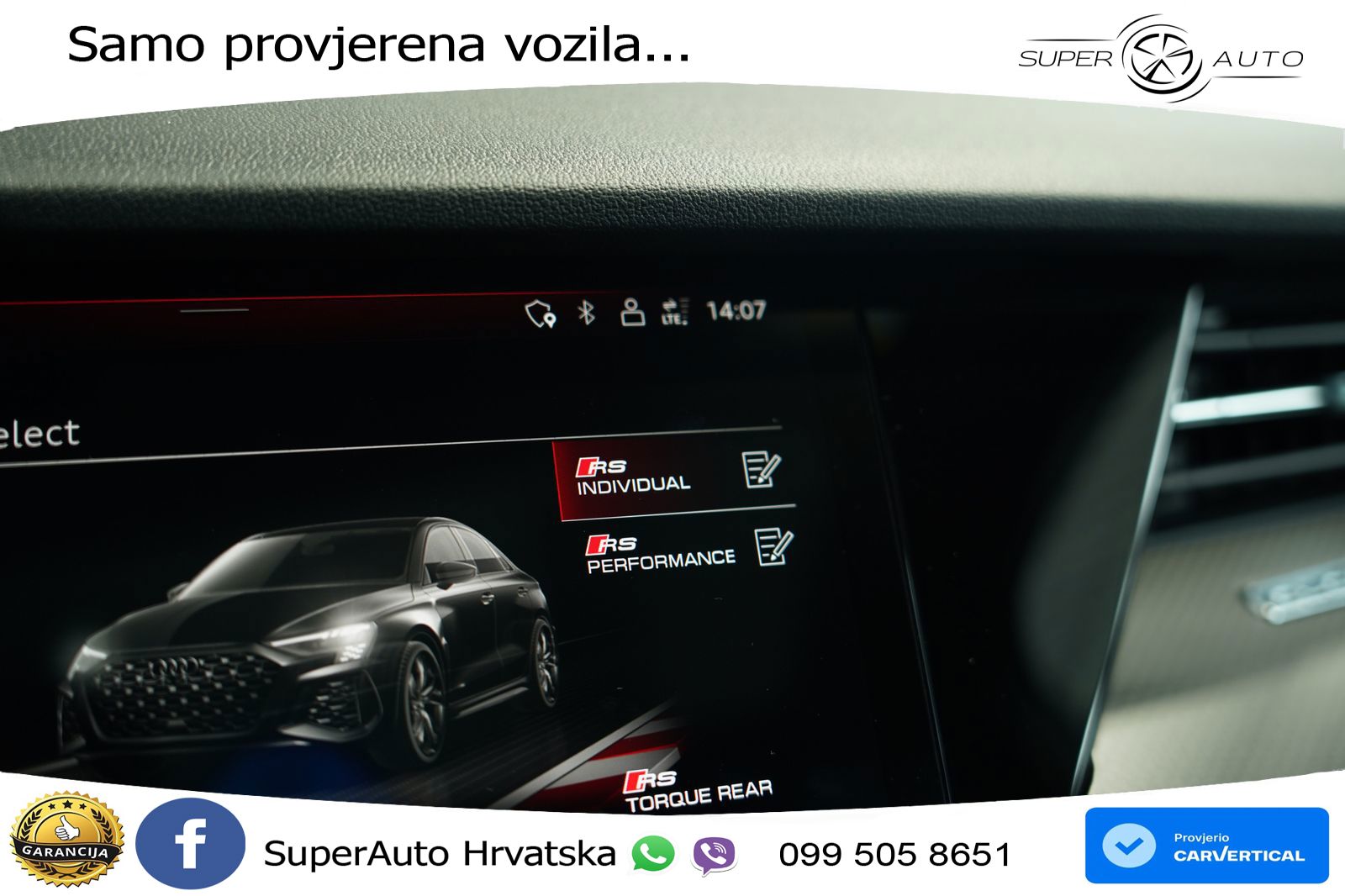 Audi RS3 Sedan 2.5 TFSI (400 KS) quattro S tronic MATRIX+GR SJED+KAM