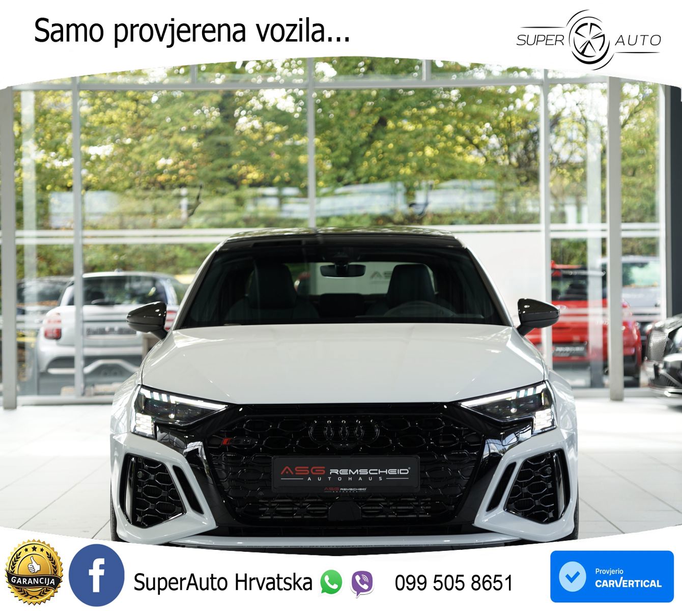 Audi RS3 Sedan 2.5 TFSI (400 KS) quattro S tronic MATRIX+GR SJED+KAM