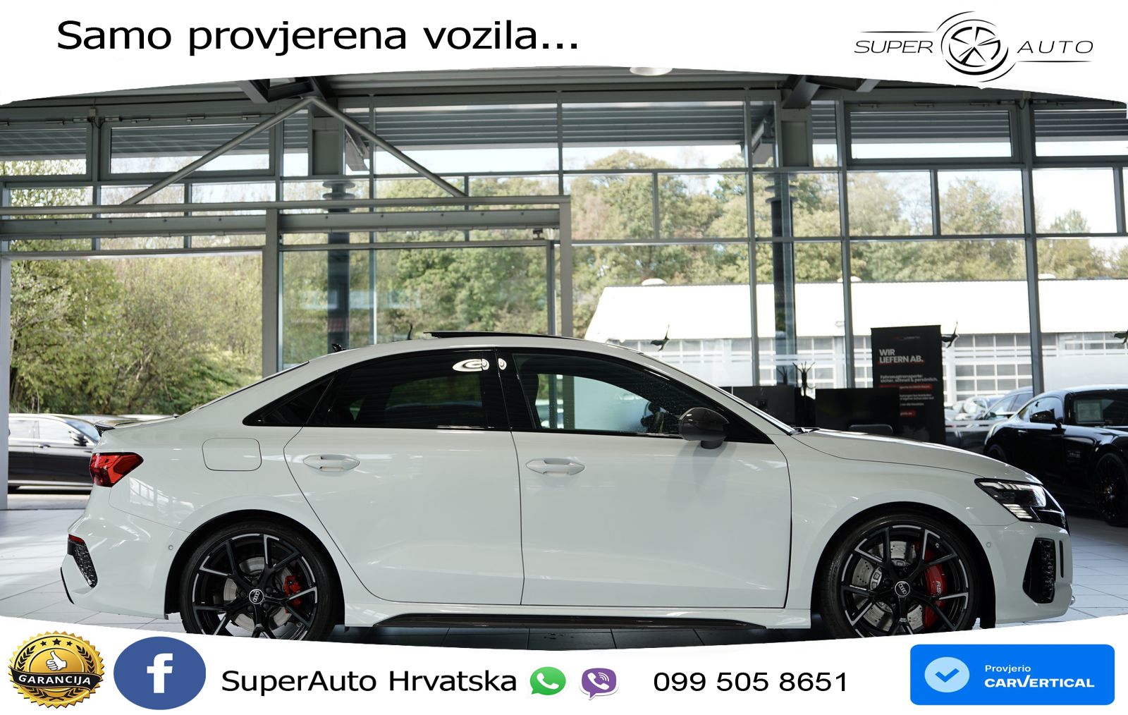 Audi RS3 Sedan 2.5 TFSI (400 KS) quattro S tronic MATRIX+GR SJED+KAM