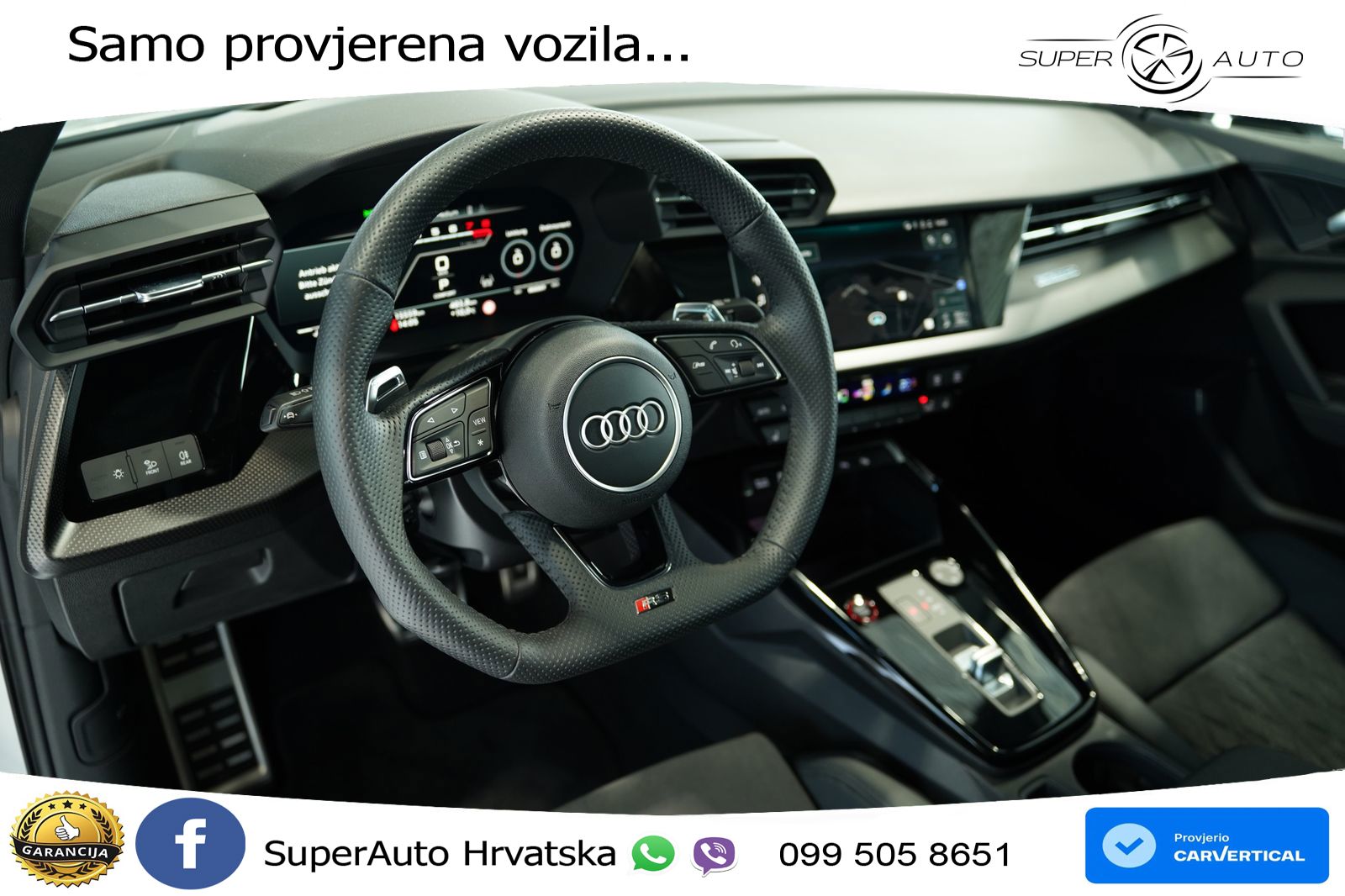 Audi RS3 Sedan 2.5 TFSI (400 KS) quattro S tronic MATRIX+GR SJED+KAM
