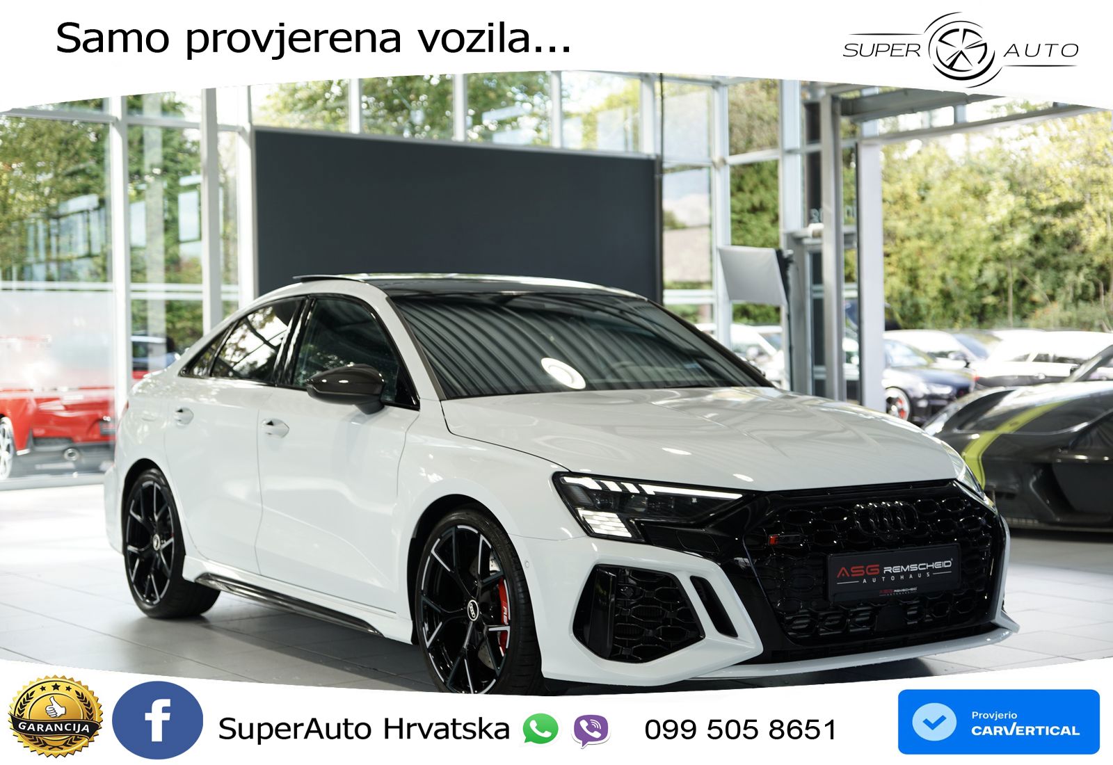 Audi RS3 Sedan 2.5 TFSI (400 KS) quattro S tronic MATRIX+GR SJED+KAM