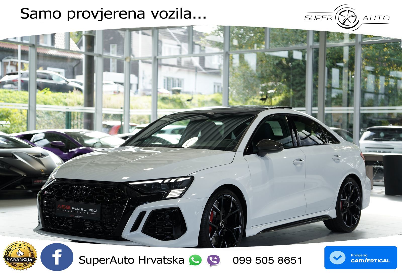 Audi RS3 Sedan 2.5 TFSI (400 KS) quattro S tronic MATRIX+GR SJED+KAM