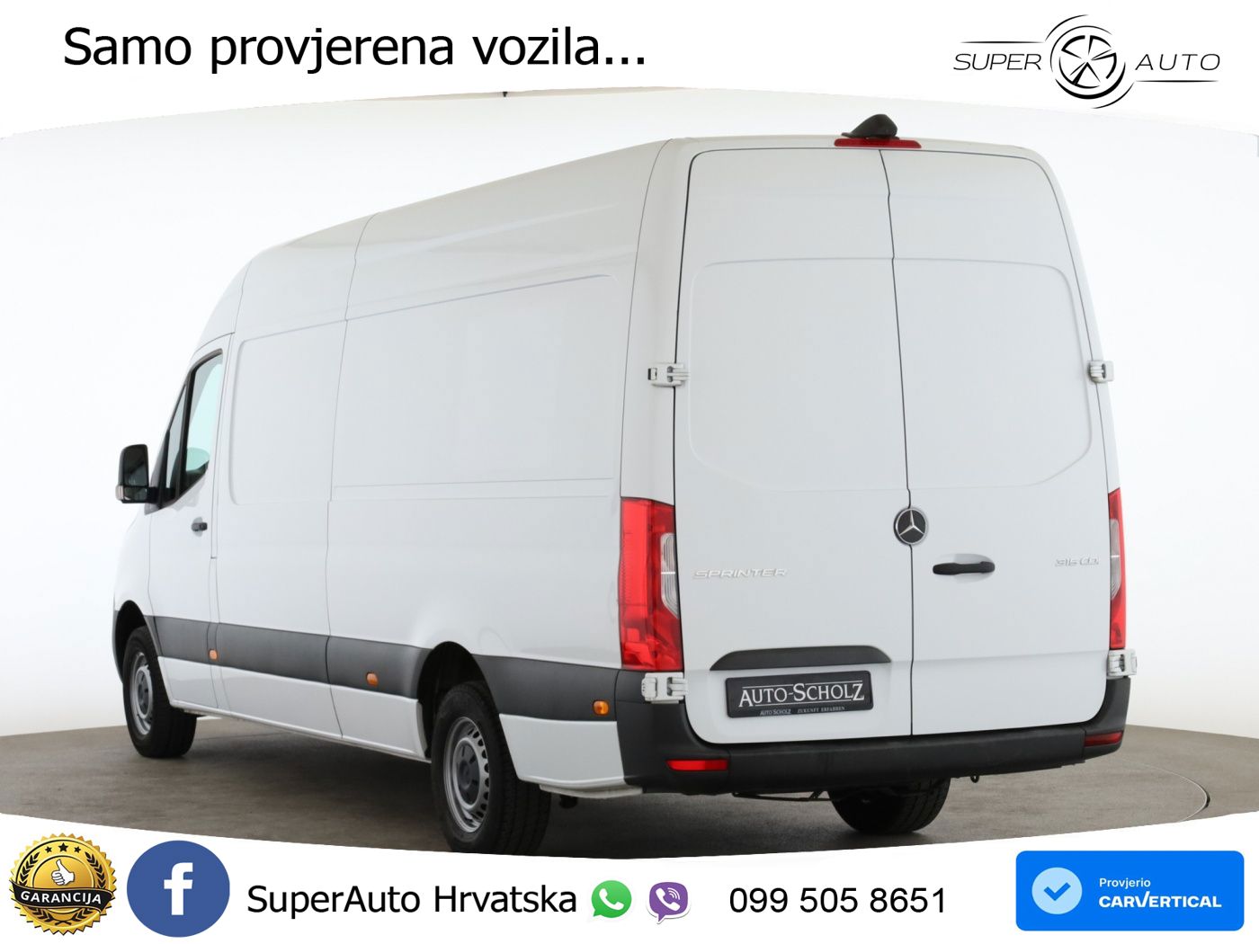 Mercedes-Benz Sprinter 315 CDI Kasten L3/H2 HOLZB.+MBUX+KAMERA 150 KS