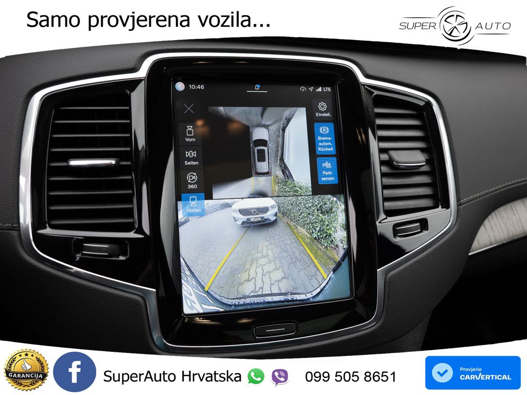 Volvo XC90 2.0 T8 AWD Automatic ZRAČNI+ACC+GR SJED+KAM+PANO