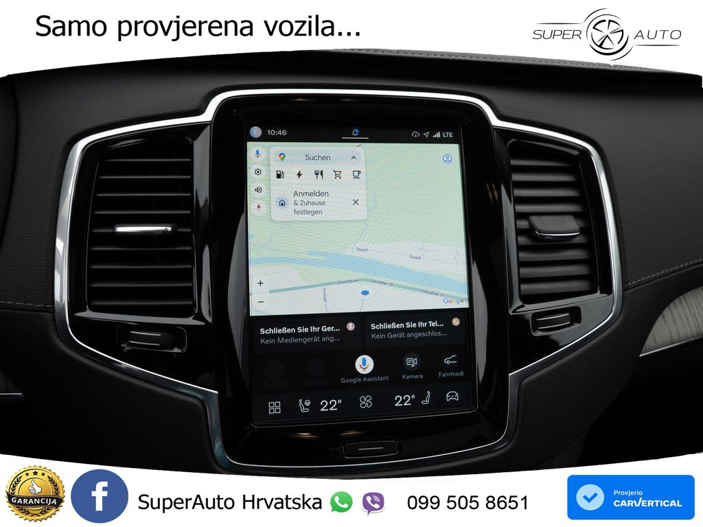 Volvo XC90 2.0 T8 AWD Automatic ZRAČNI+ACC+GR SJED+KAM+PANO