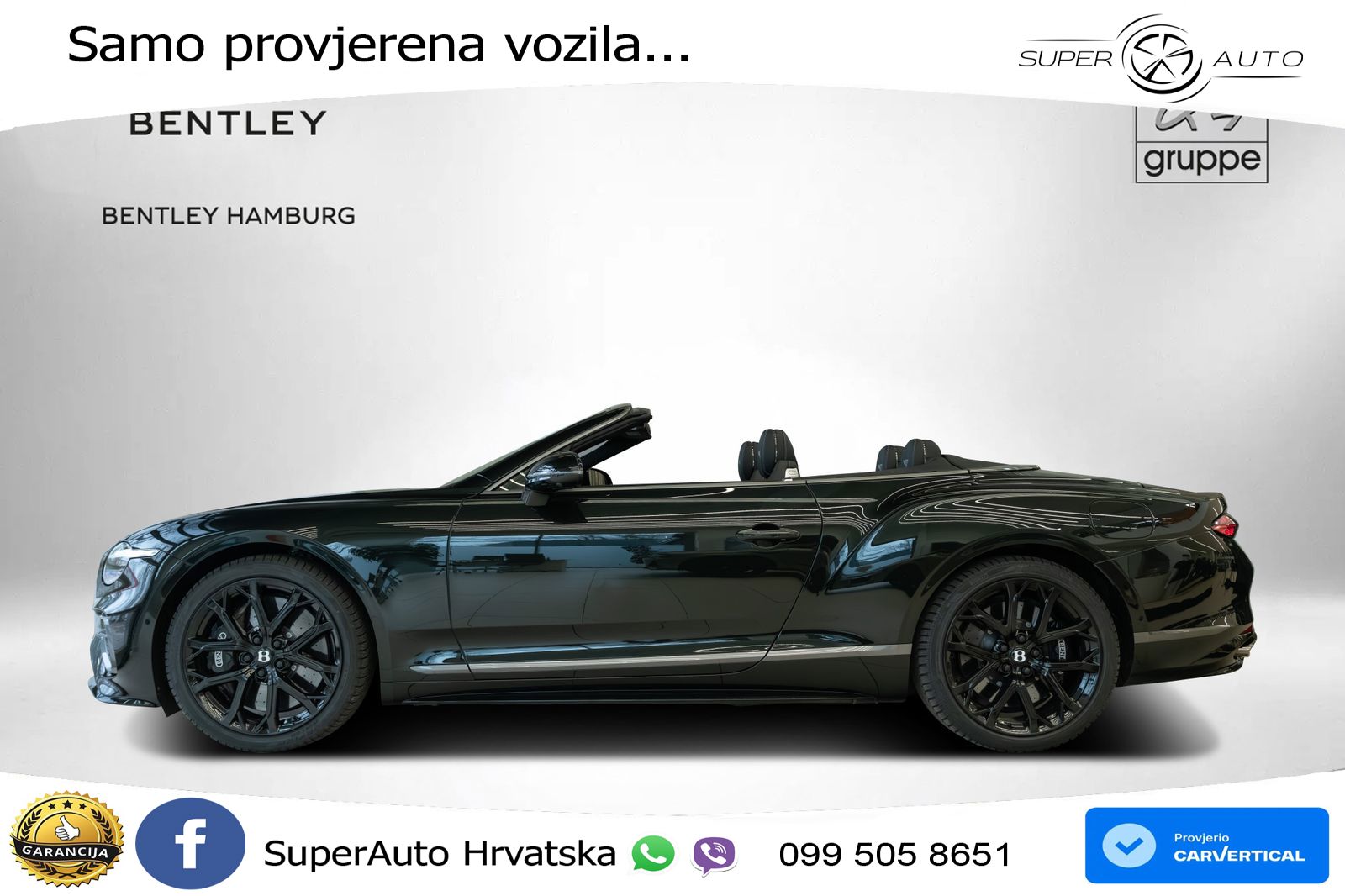 Bentley Continental GTC IV 4.0 V8 TFSi (782 KS) AWD DCT LED+GR SJED+ACC