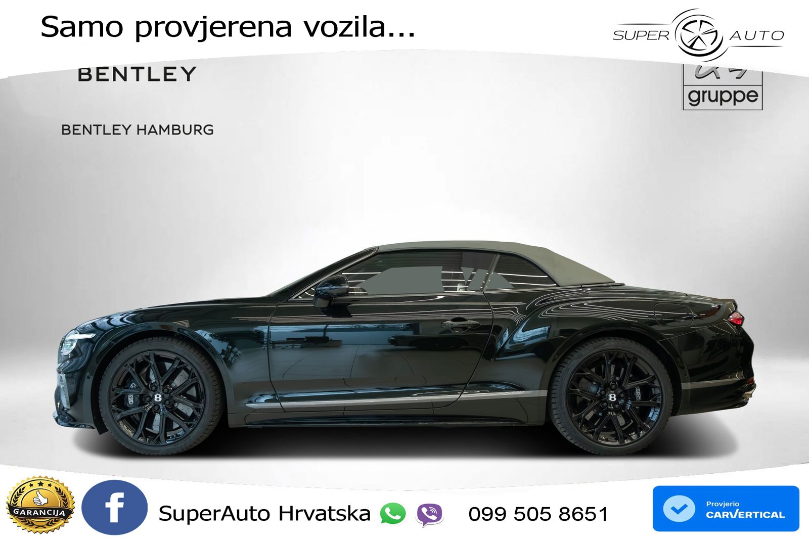 Bentley Continental GTC IV 4.0 V8 TFSi (782 KS) AWD DCT LED+GR SJED+ACC