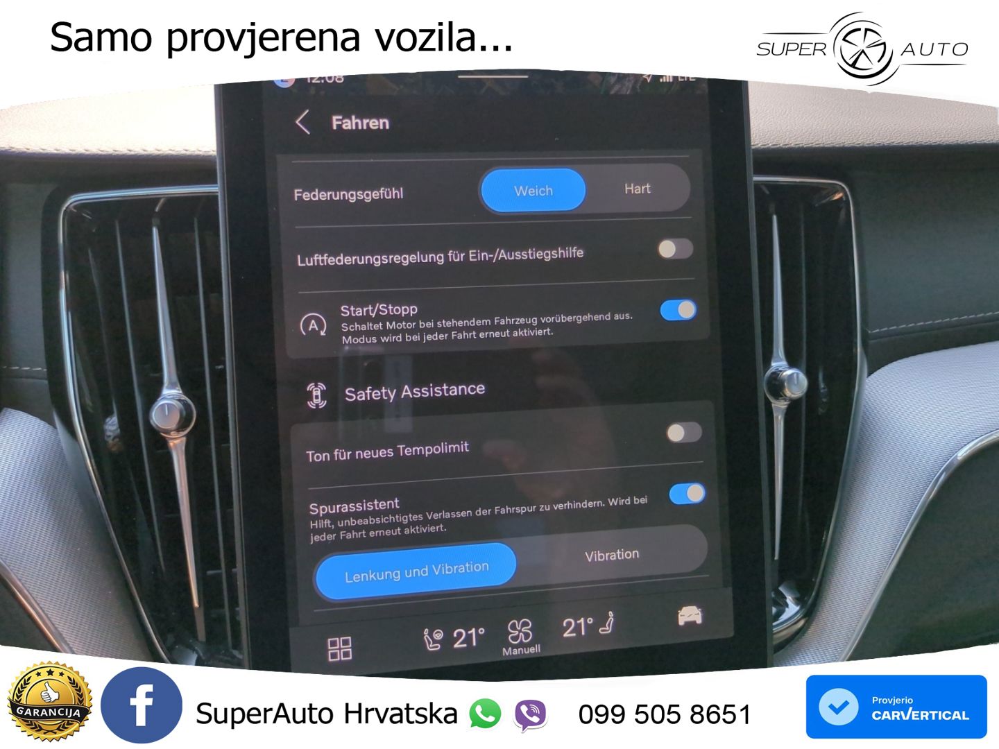 Volvo XC60 B5 Benzin AWD Geartronic ZRAČNI+ACC+GR SJED+KAM+PANO