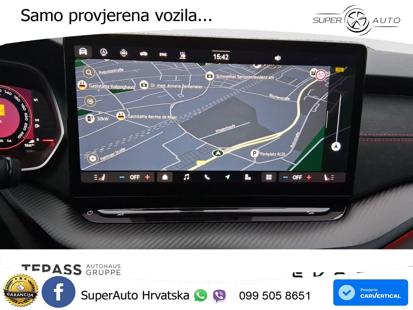 Škoda Octavia Combi RS 2.0 TSI (265 KS) DSG Lounge LED+GR SJED+ACC