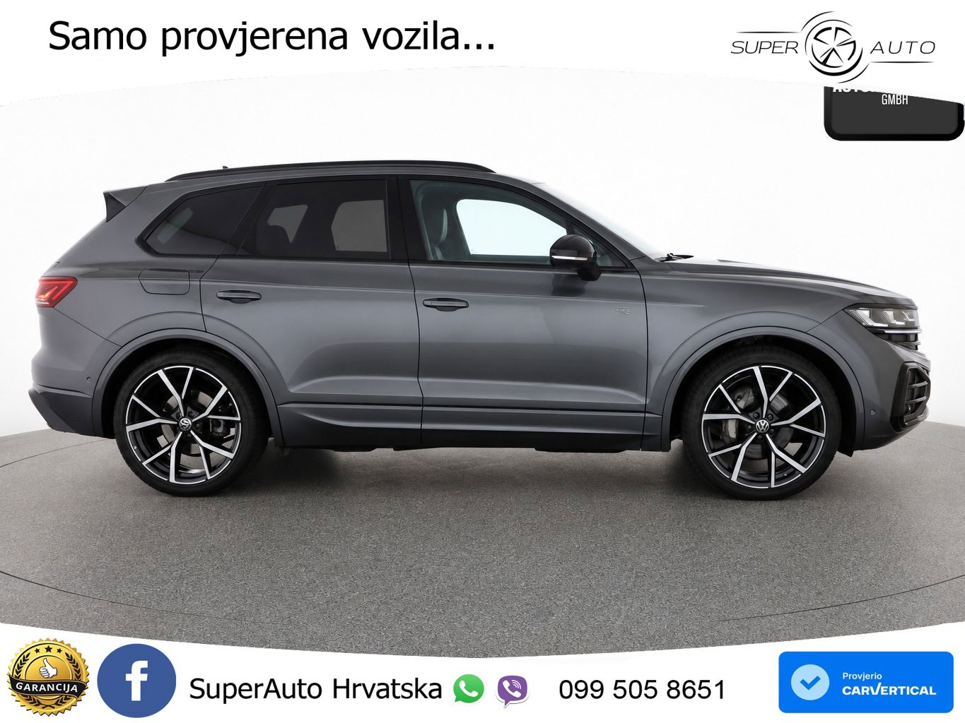 Volkswagen Touareg 3.0 V6 TDI (286 KS) 4MOTION Tiptronic ZRAČNI+ACC+GR SJED+KAM+PANO