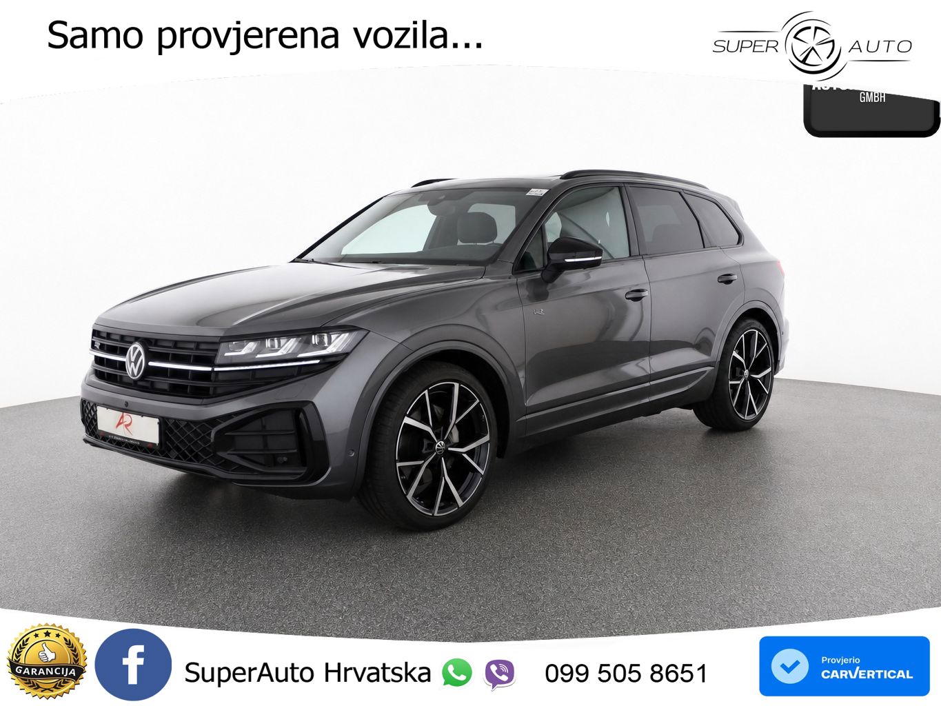 Volkswagen Touareg 3.0 V6 TDI (286 KS) 4MOTION Tiptronic ZRAČNI+ACC+GR SJED+KAM+PANO