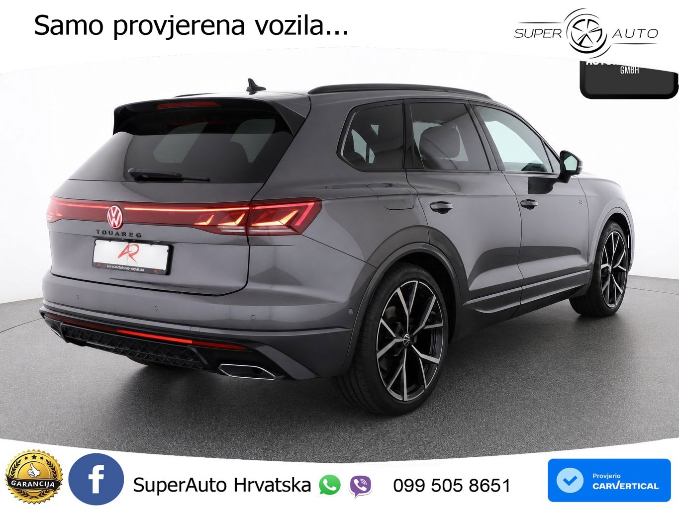 Volkswagen Touareg 3.0 V6 TDI (286 KS) 4MOTION Tiptronic ZRAČNI+ACC+GR SJED+KAM+PANO