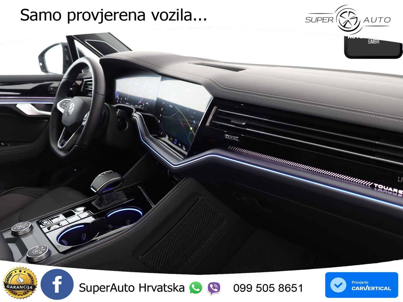Volkswagen Touareg 3.0 V6 TDI (286 KS) 4MOTION Tiptronic ZRAČNI+ACC+GR SJED+KAM+PANO