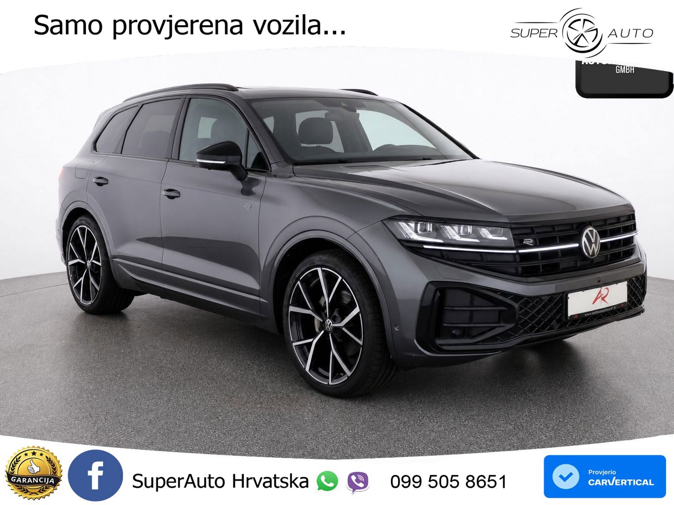 Volkswagen Touareg 3.0 V6 TDI (286 KS) 4MOTION Tiptronic ZRAČNI+ACC+GR SJED+KAM+PANO