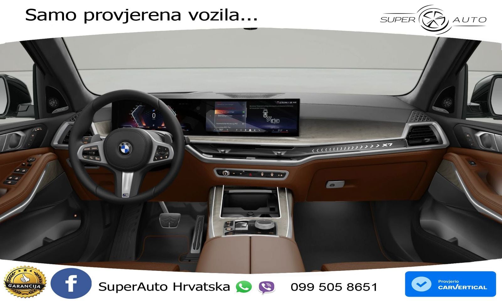 BMW X7 40d (352 KS) xDrive Steptronic M Sport ZRAČNI+ACC+GR SJED+KAM+PANO