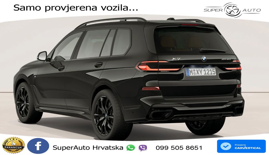 BMW X7 40d (352 KS) xDrive Steptronic M Sport ZRAČNI+ACC+GR SJED+KAM+PANO