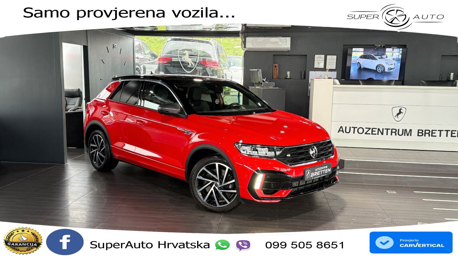 Volkswagen T-Roc I R 2.0 TSI (300 KS) OPF 4M DSG LED+GR SJED+ACC