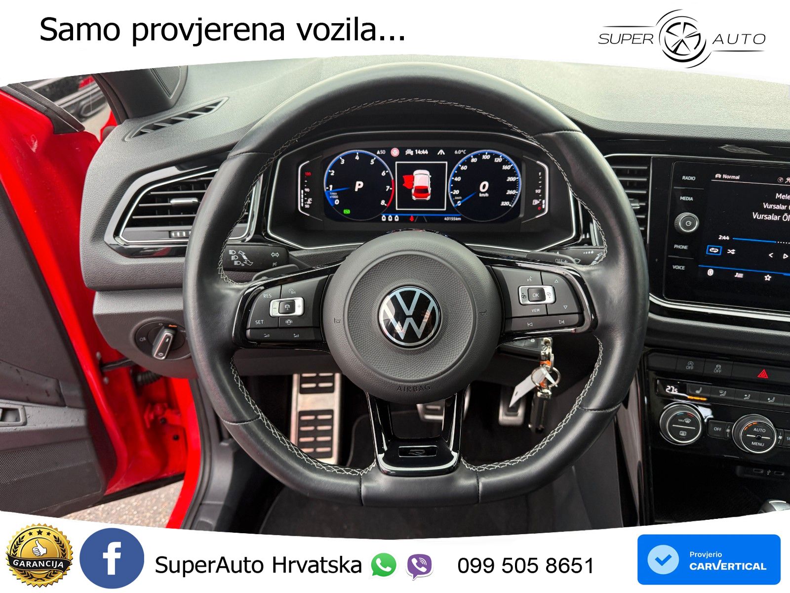Volkswagen T-Roc I R 2.0 TSI (300 KS) OPF 4M DSG LED+GR SJED+ACC