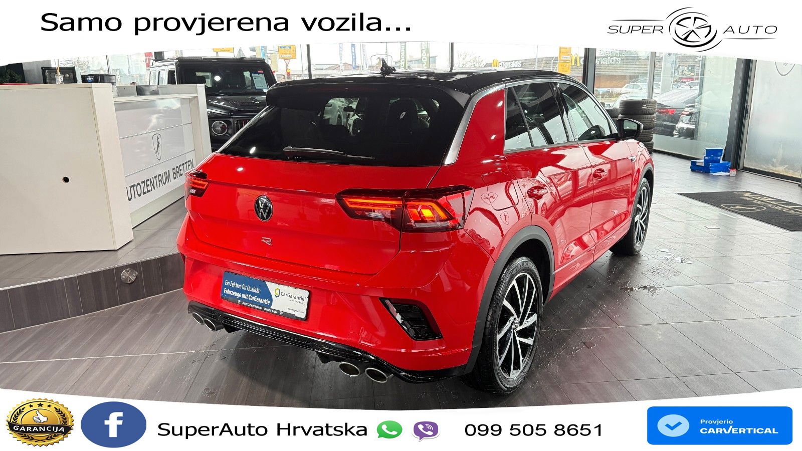 Volkswagen T-Roc I R 2.0 TSI (300 KS) OPF 4M DSG LED+GR SJED+ACC
