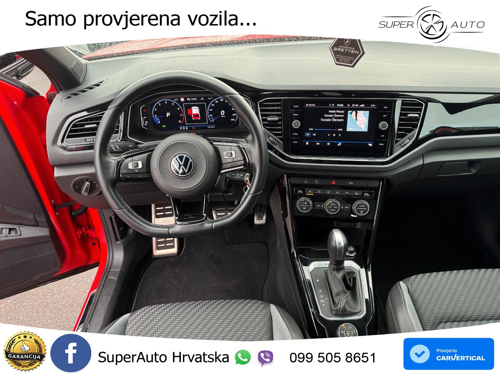 Volkswagen T-Roc I R 2.0 TSI (300 KS) OPF 4M DSG LED+GR SJED+ACC