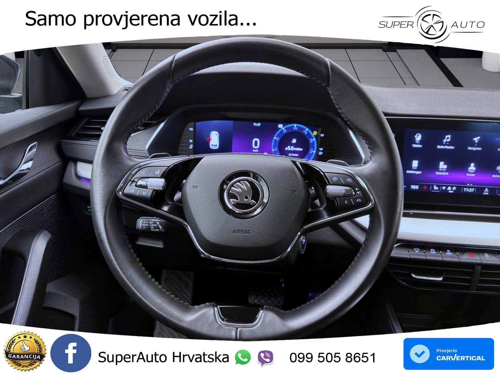 Škoda Octavia Combi 2.0 TDI (150 KS) DSG LED+GR SJED+ACC