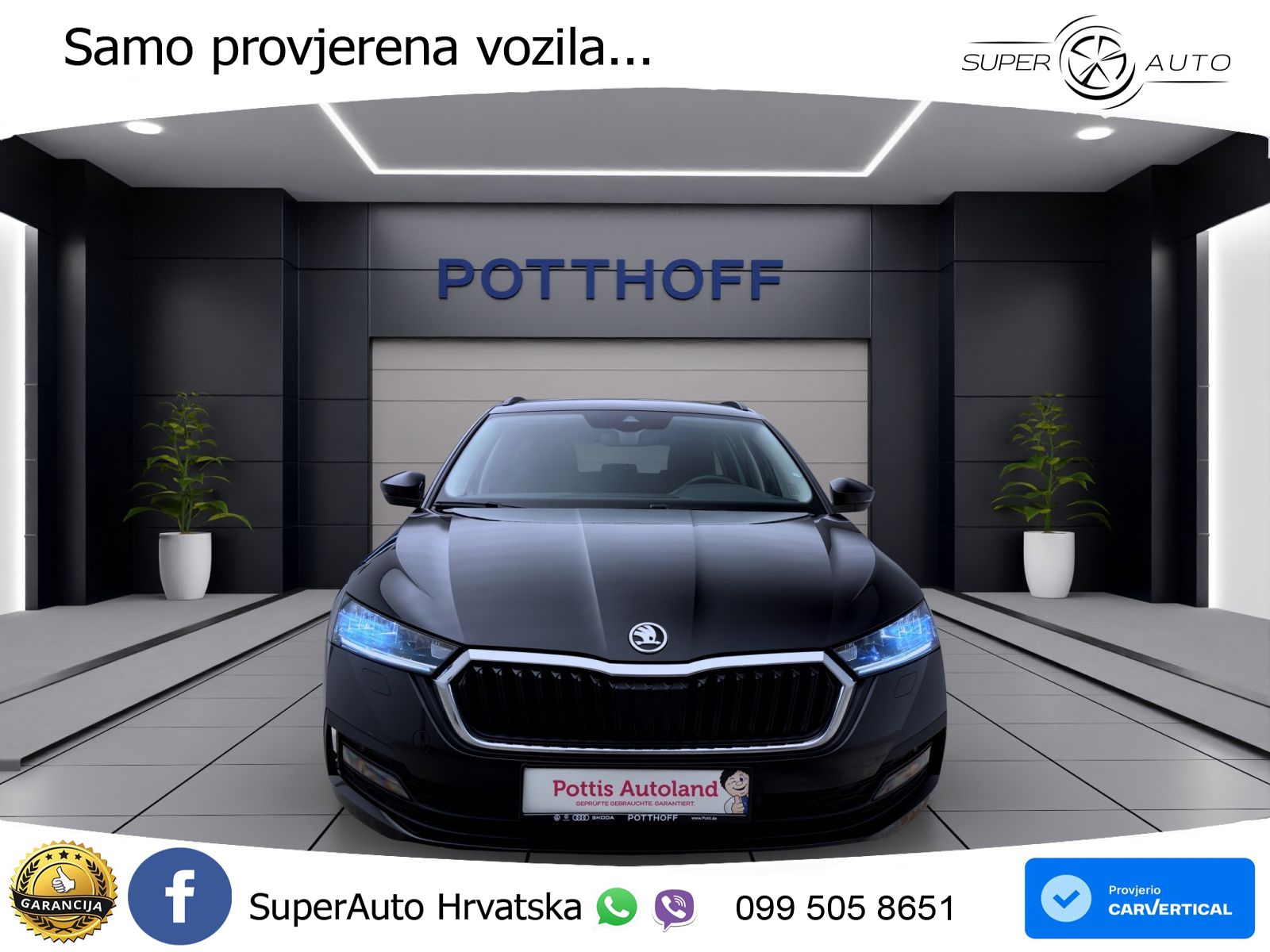 Škoda Octavia Combi 2.0 TDI (150 KS) DSG LED+GR SJED+ACC