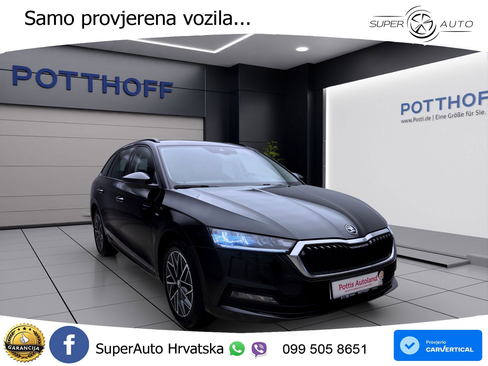 Škoda Octavia Combi 2.0 TDI (150 KS) DSG LED+GR SJED+ACC