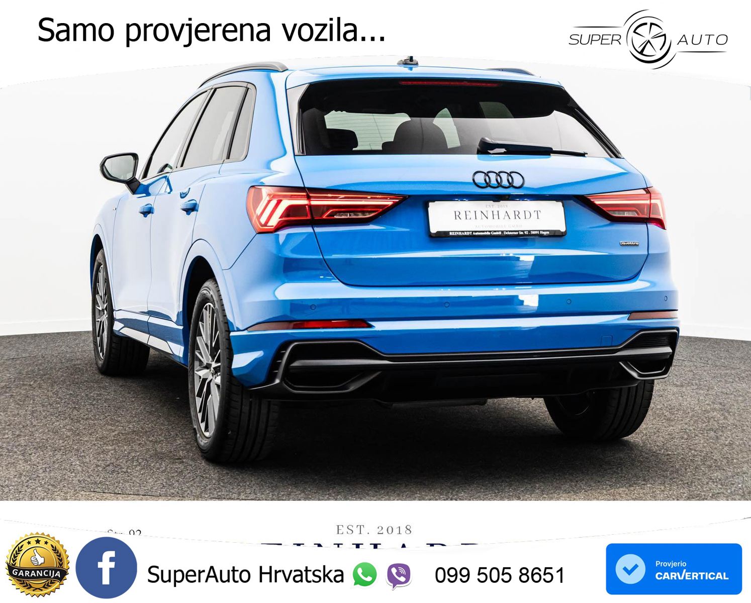 Audi Q3 40 TDI (200 KS) quattro S tronic 2x S line LED+GR SJED+ACC