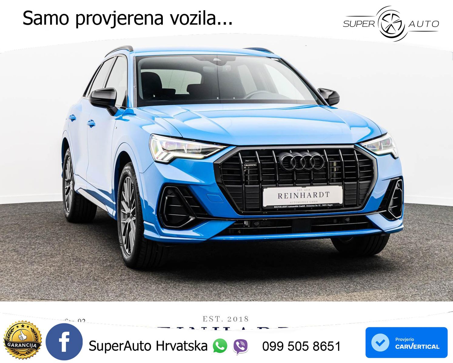 Audi Q3 40 TDI (200 KS) quattro S tronic 2x S line LED+GR SJED+ACC