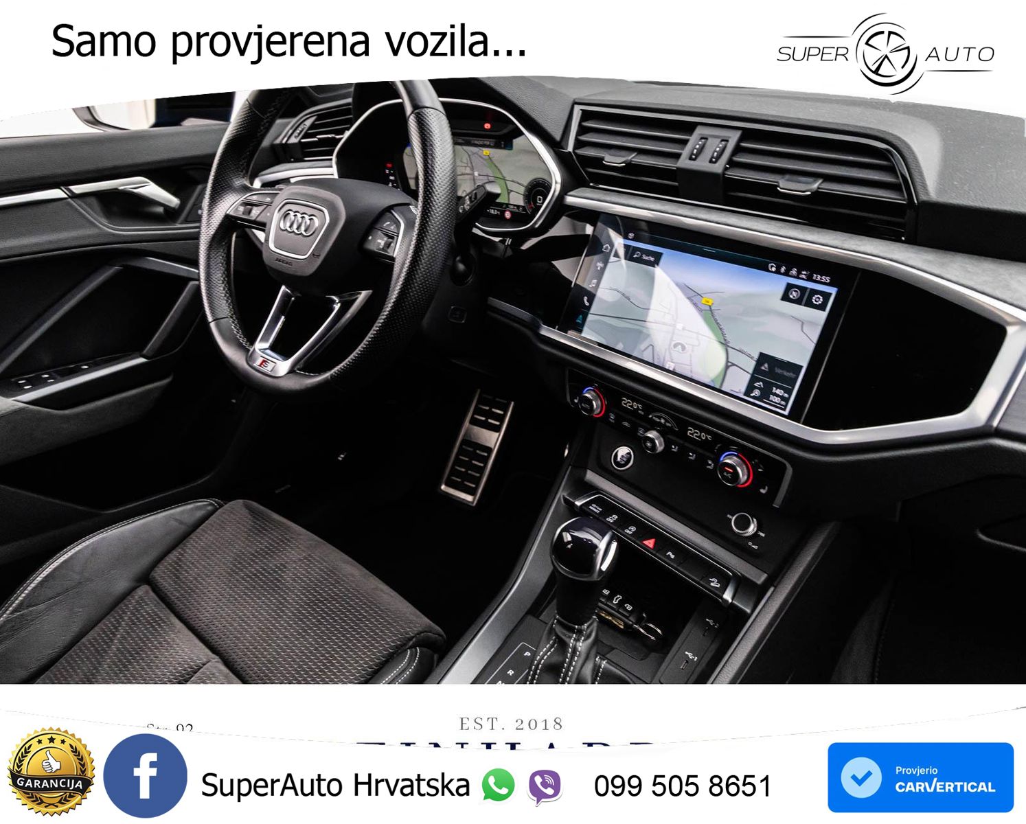 Audi Q3 40 TDI (200 KS) quattro S tronic 2x S line LED+GR SJED+ACC