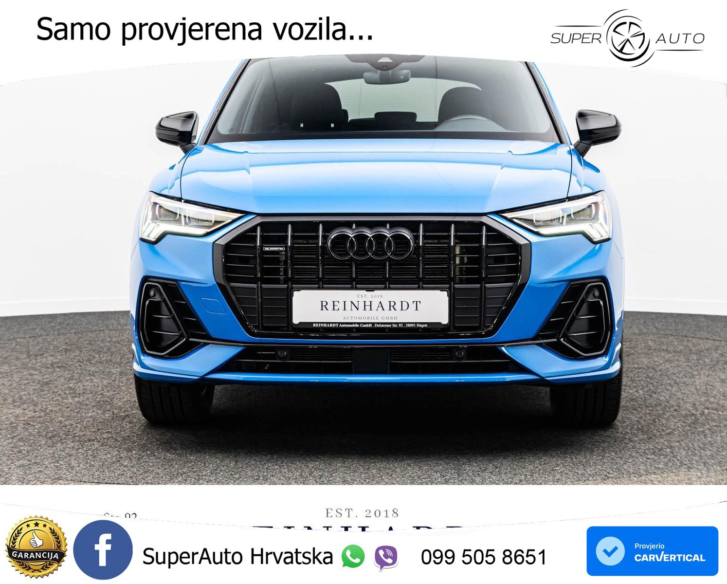 Audi Q3 40 TDI (200 KS) quattro S tronic 2x S line LED+GR SJED+ACC