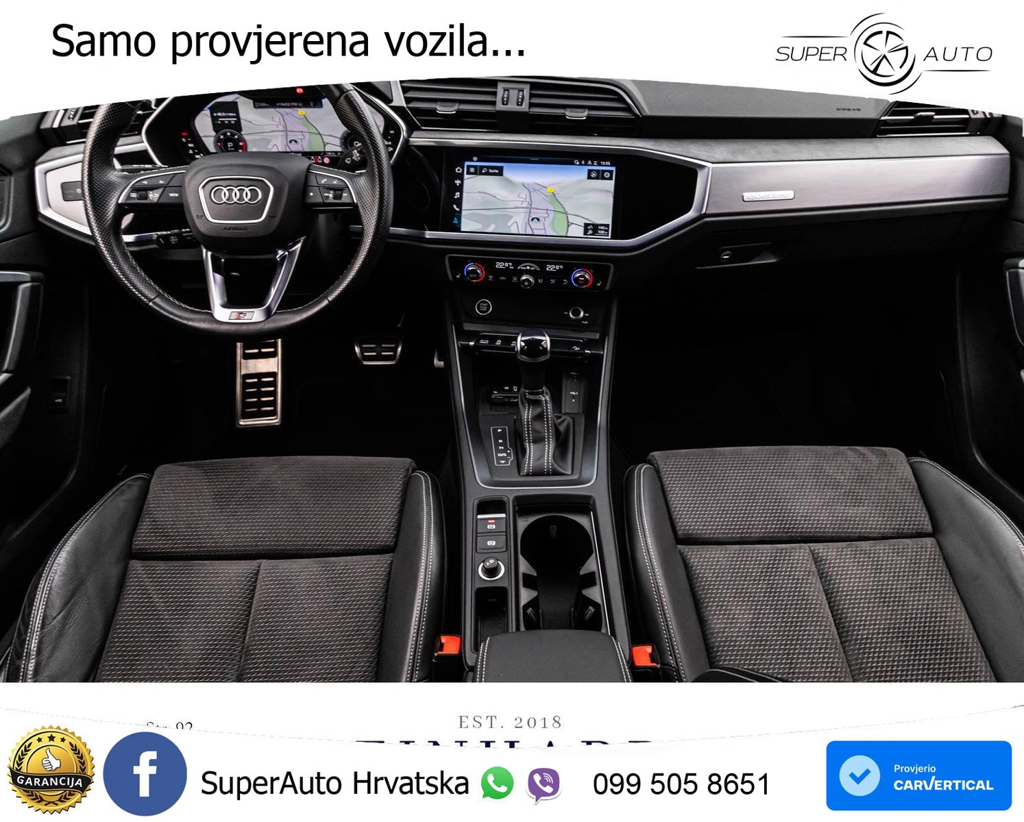 Audi Q3 40 TDI (200 KS) quattro S tronic 2x S line LED+GR SJED+ACC