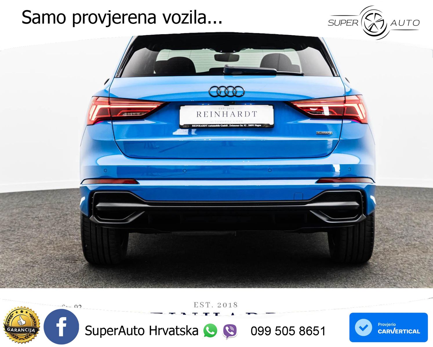 Audi Q3 40 TDI (200 KS) quattro S tronic 2x S line LED+GR SJED+ACC
