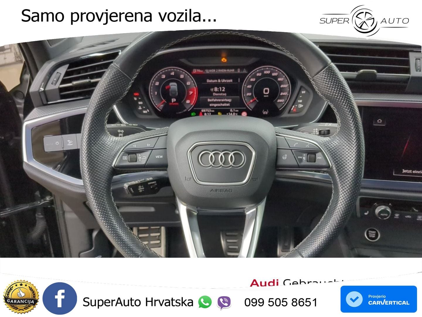 Audi Q3 Sportback 45 TFSI (245 KS) quattro S tronic S line MATRIX+GR SJED+KAM