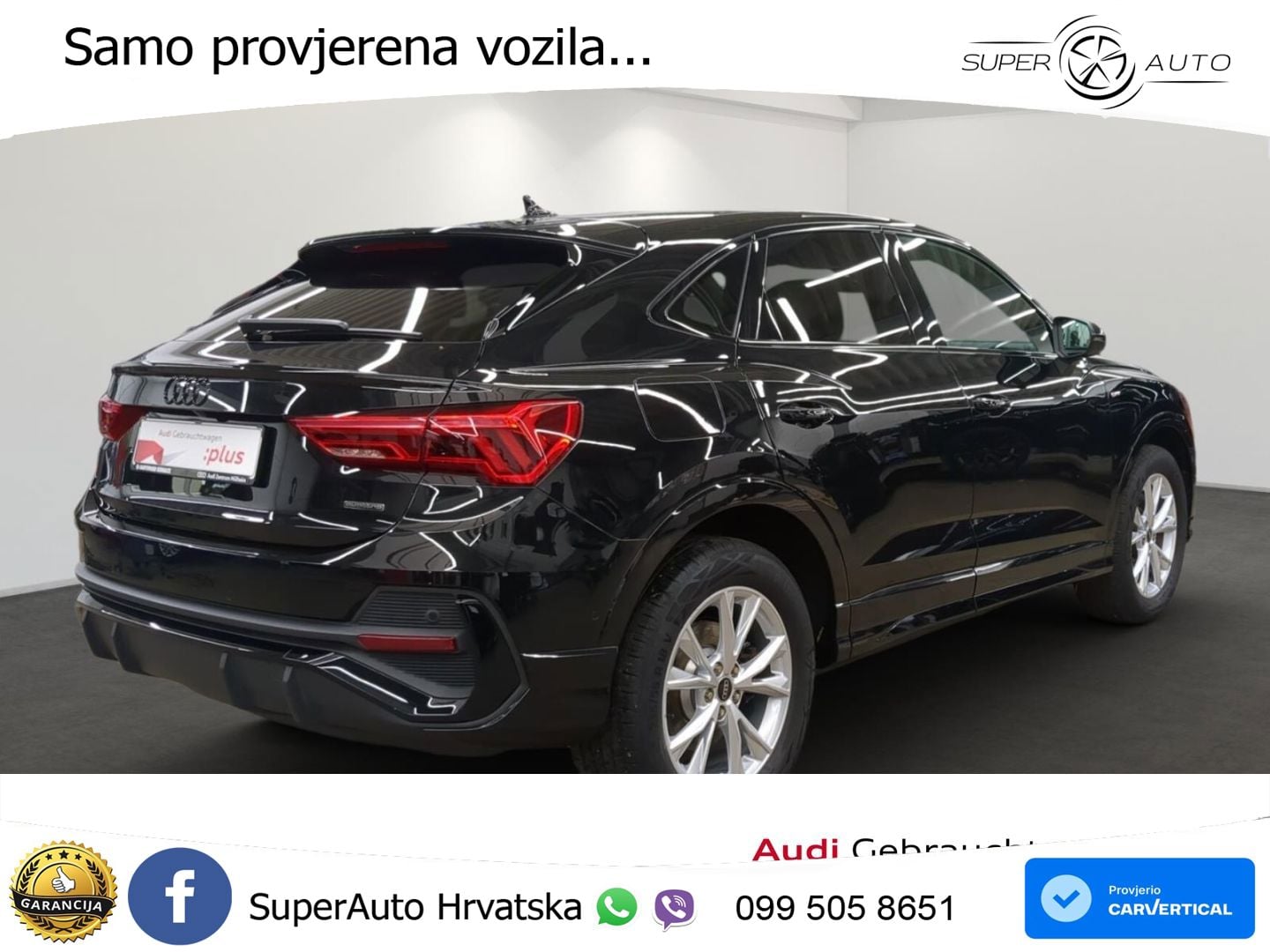Audi Q3 Sportback 45 TFSI (245 KS) quattro S tronic S line MATRIX+GR SJED+KAM