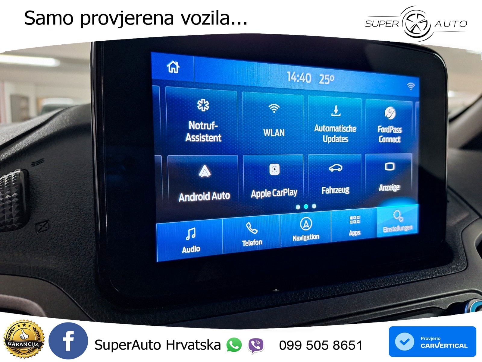 Ford Transit Connect 230 L2 Trend Scheckheft 1. Hand 120 KS
